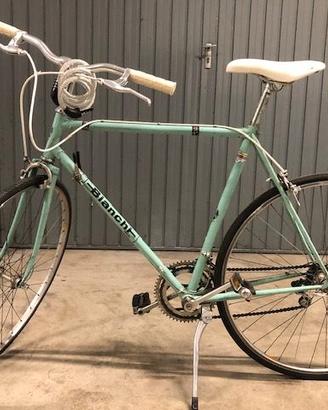 Bici da corsa vintage Bianchi color verde Bianchi