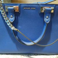 Borsa michael kors nuova blu originale con custodi