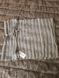 pareo lurex argento calzedonia 
