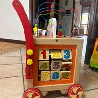 Gioco Carrello attività legno