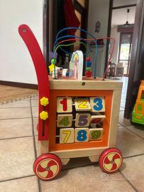 Gioco Carrello attività legno