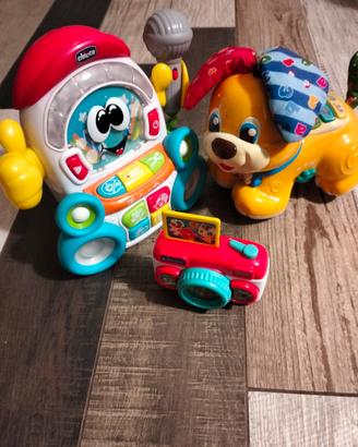 Set giochi chicco Clementoni.