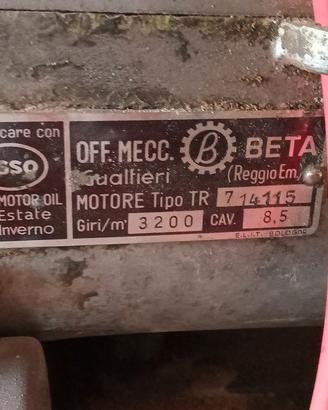 motore Beta,motozappa,bcs