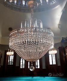 antico lampadario stile impero