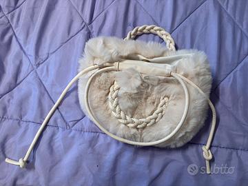 Borsa in pelliccia ecologica