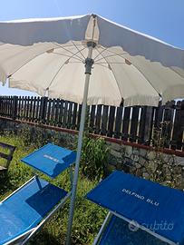 lettini+ ombrellone professionali