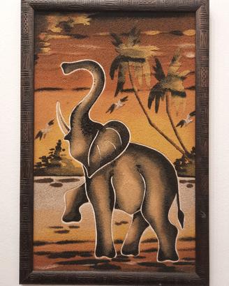 Quadro Elefante Sand-Art 
