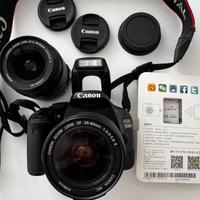 Canon 550d con 2 obiettivi