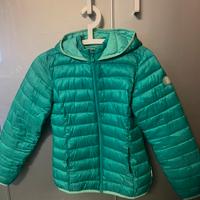 Piumino Verde Acqua Unisex 12 anni