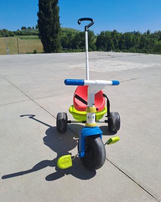 Triciclo Smoby Be Fun con asta di spinta - Ottime