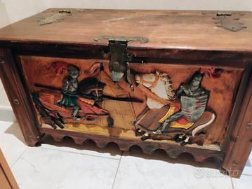 cassa panca d' epoca 