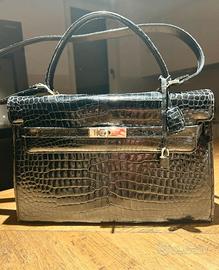 Borsa in coccodrillo vintage