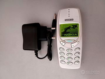 Nokia 3310 + Batteria Nuova+Caricabatterie ARGENTO