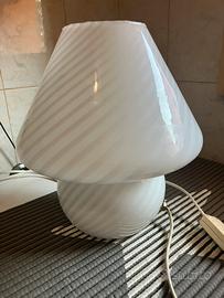 Lampada fungo vintage vetro murano