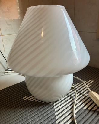 Lampada fungo vintage vetro murano