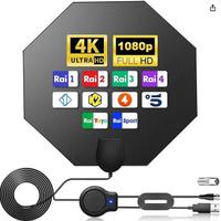 Antenna TV da interno pre-amplificata