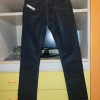 jeans neri donna nuovo con cartellino 