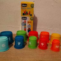 Chicco - Torre impilabile numeri 6M+
