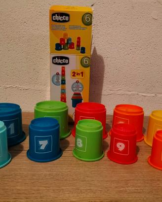 Chicco - Torre impilabile numeri 6M+