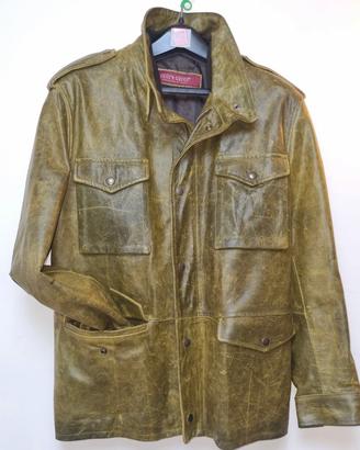 giacca in pelle tg 54 Cuòi's Group vintage