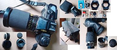 Macchina fotografica Minolta X7A Accessoriata