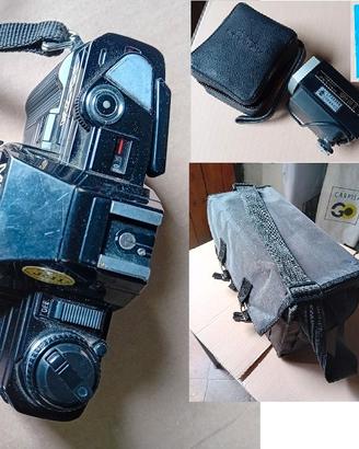Macchina fotografica Minolta X7A Accessoriata