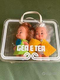Gea e Tea bambole Franca vintage anni 70