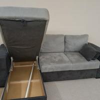 divano letto con angolo contenitore 