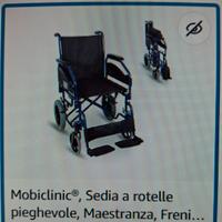 Sedia a rotelle pieghevole per anziani