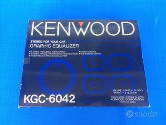 Kenwood kgc-6042 equalizer nuovo, unico propr.  			