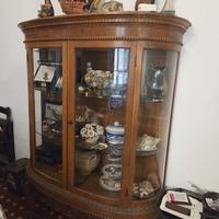 VETRINA PIATTAIA CHIPPENDALE DEI PRIMI DEL '900