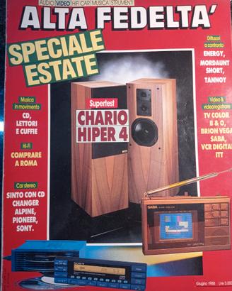 Rivista di ALTA FEDELTA n°6 del 1988