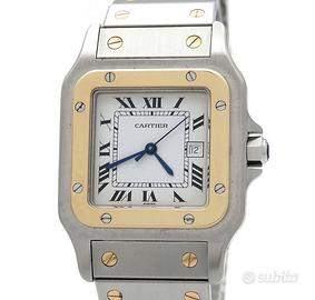 Cartier Santos Carrèe 2961 Acc/Oro Uomo Automatic