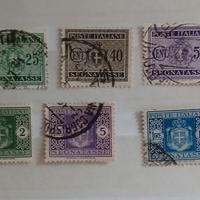 Regno 1934-10 Segnatasse con temma e fasci
