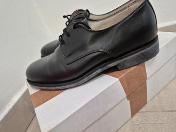 scarpe nere pelle tg41