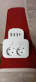 ciabatta con 2 schuko 3 USB 1 usb-c