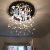 Lampadario moderno effetto cascata