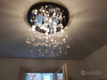 Lampadario moderno effetto cascata