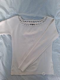 Maglione Donna Knitted Pullover Just Woman Bianca