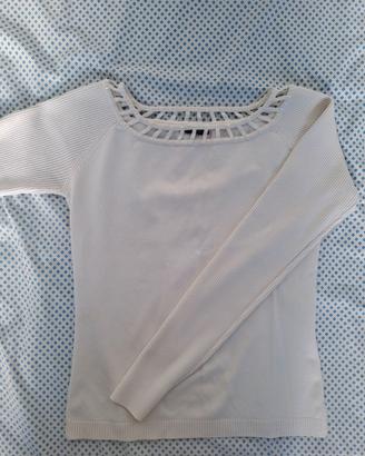 Maglione Donna Knitted Pullover Just Woman Bianca
