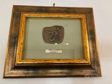 Bassorilievo Bronzo Salvatore Fiume