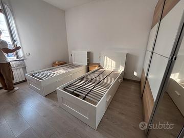 2 Letti singoli con cassetti