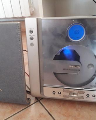 stereo Philips lettore cd con una sola cassa 