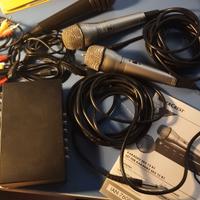 SilverCrest set per karaoke con 2 microfoni