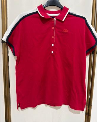 Polo robe di Kappa donna rossa