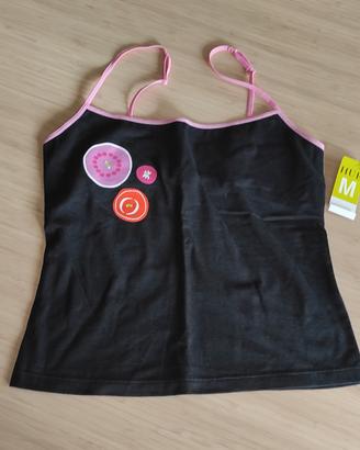 Top con reggiseno sportivo incorporato  
