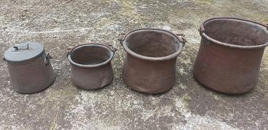 pentole in rame antiche 