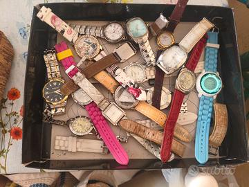 lotto orologi misti da revisionare/ chronotech ecc