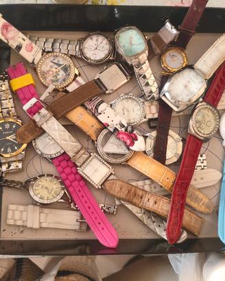 lotto orologi misti da revisionare/ chronotech ecc