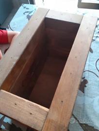 fioriera in legno 
